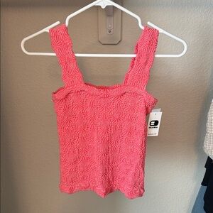 Buckle Bright Pink Textured Camisole